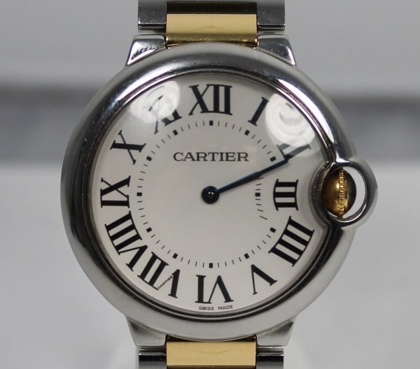 Cartier Uhr Ballon Bleu Quarz aus Stahl und Gold Referenz Nummer W69008Z3 mit Box und Papieren - als Geldanlage und Sicherheit für Ihren Pfandkredit